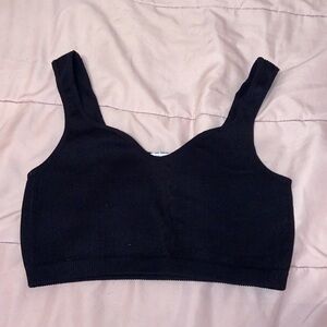 Black crop top/bralette